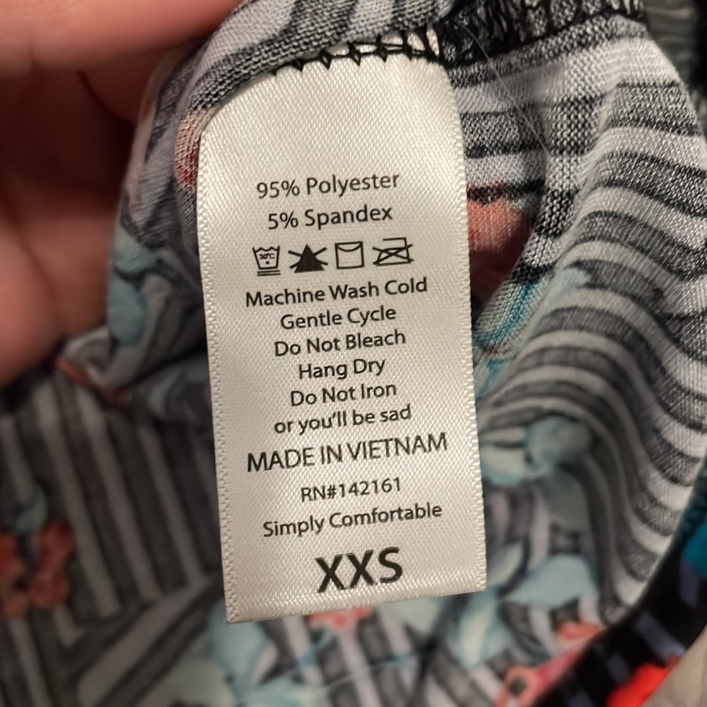 LuLaRoe Floral and Striped Gigi Shirt - Picture 4 of 5